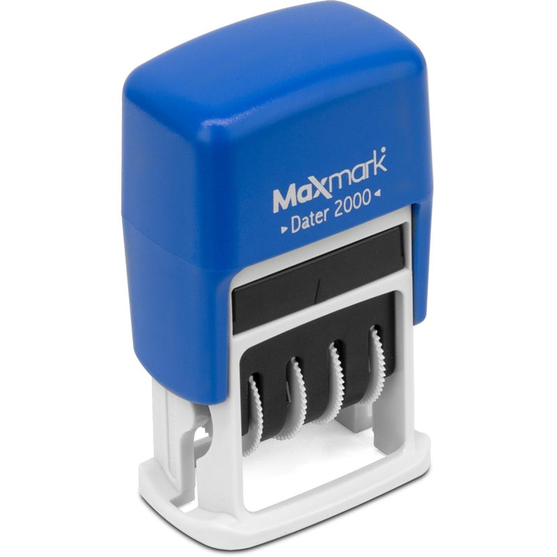 MaxMark 2000 Dater Self Inking Date Stamp - Blue - Image 2